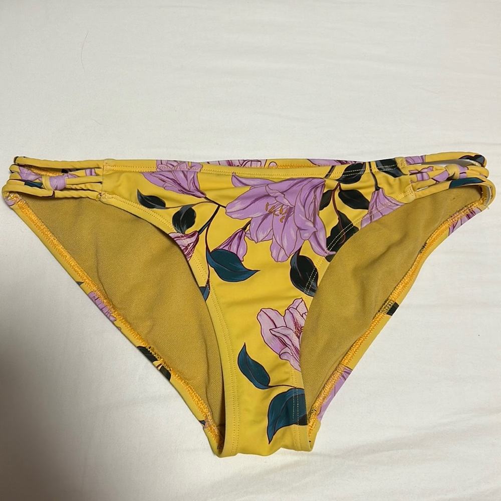 EIDON Yellow Bikini Top